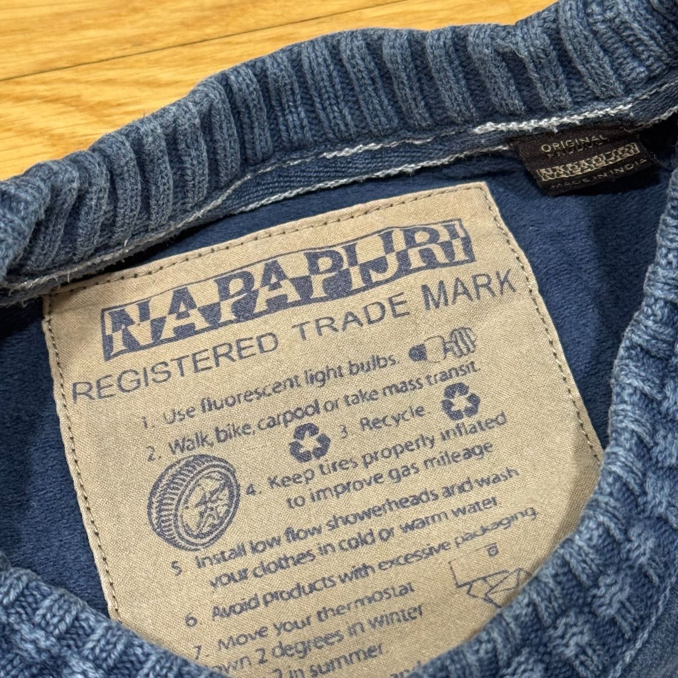 Napapijri Maglioni & Felpe: Napapijri official bulletin blue sweatshirt pullover techwea – Usato da St. Gallen venduto da sourced_limited 2
