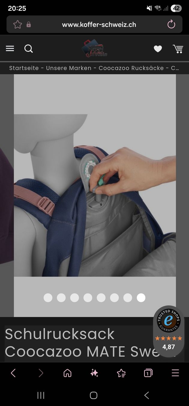 Coocazoo Kindertaschen: Coocazoo Rucksack mit Blumenmuster – Gebraucht aus Schalunen von Frost8 8