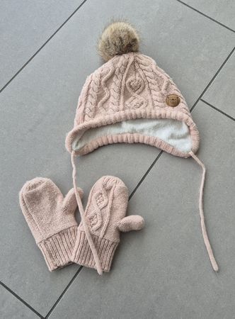 Rosa H&M Winter Set, Grösse 74/80