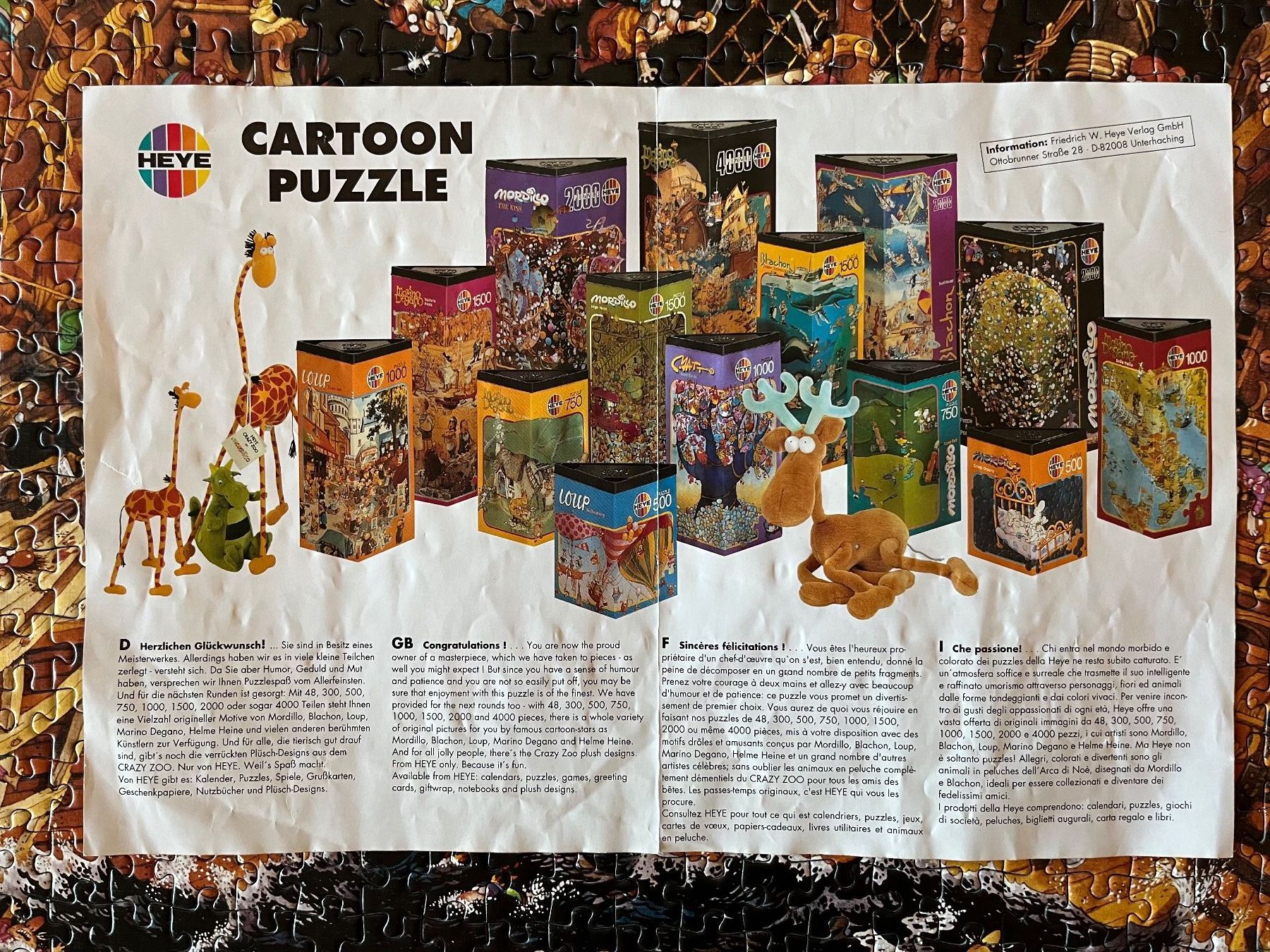 Heye Puzzles: Heye Puzzle Loup Captain Flints Party – D'occasion à Zürich par Gurkis 3