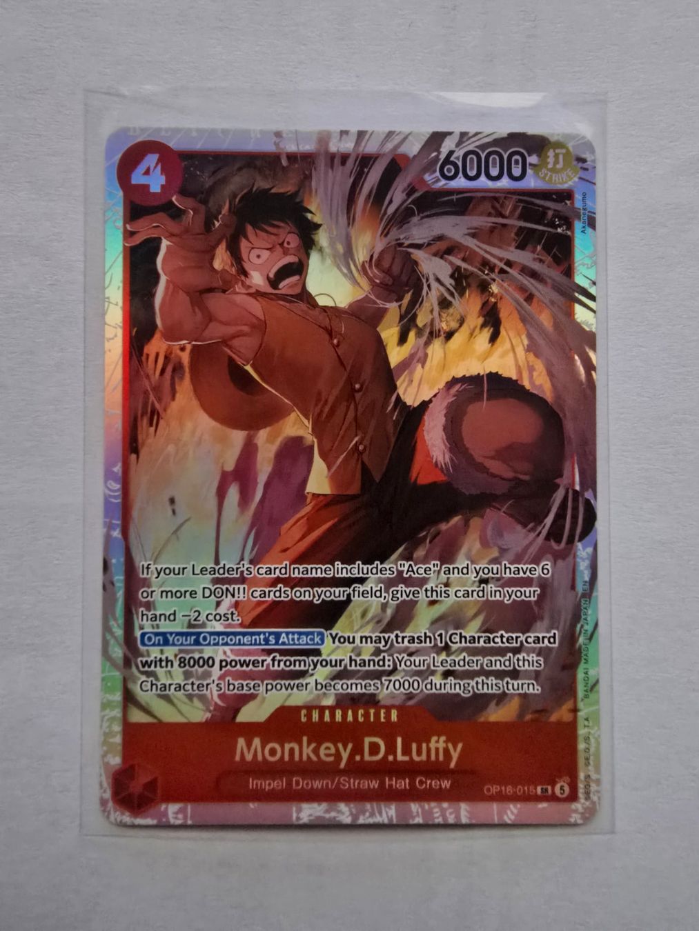 Bandai Sammelbilder & Trading cards: Monkey.D.Luffy OP16-015 SR – Neu (gemäss Beschreibung) aus Chur von Casdo