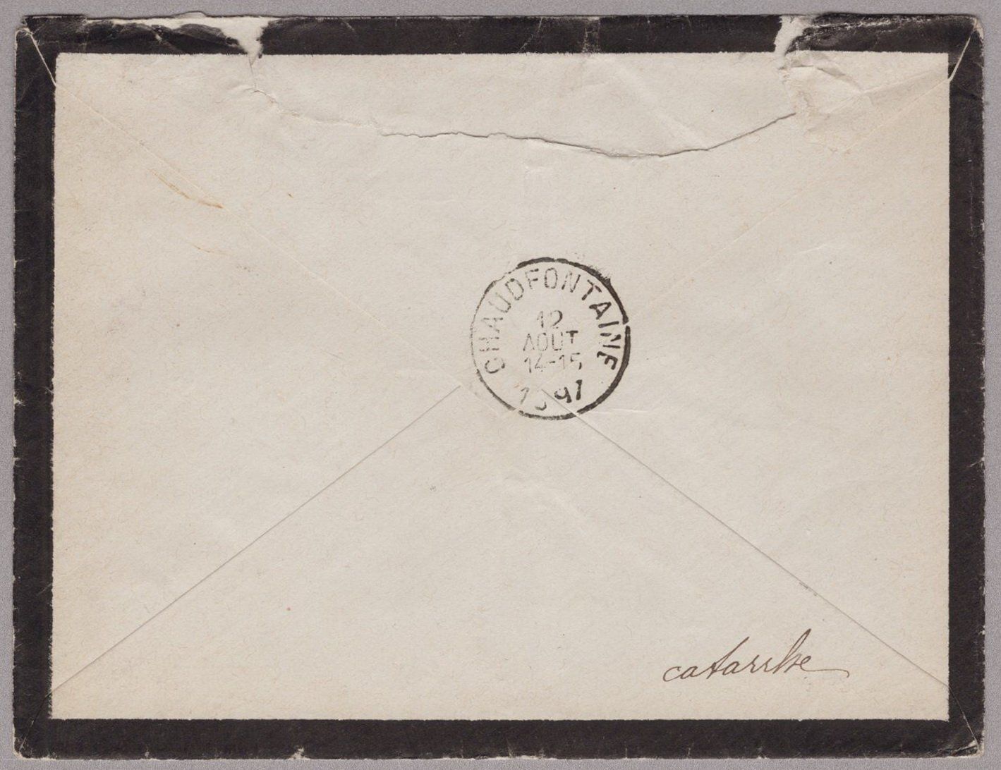 Buste & buste per spedizione: Trauerbrief nach Belgien1897 – Usato da Vilters venduto da Jere3943 1