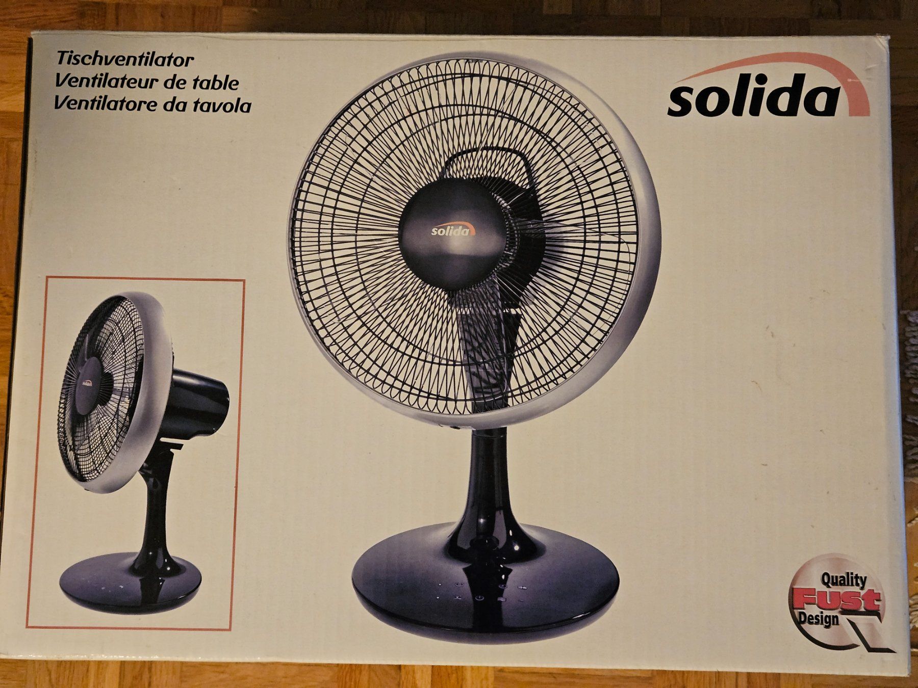 Solis Ventilatori: Tischventilator Solida TV 305 Touch Ventilator, Neuwertig – Nuovo (secondo la descrizione) da Kloten venduto da Euroasia 2