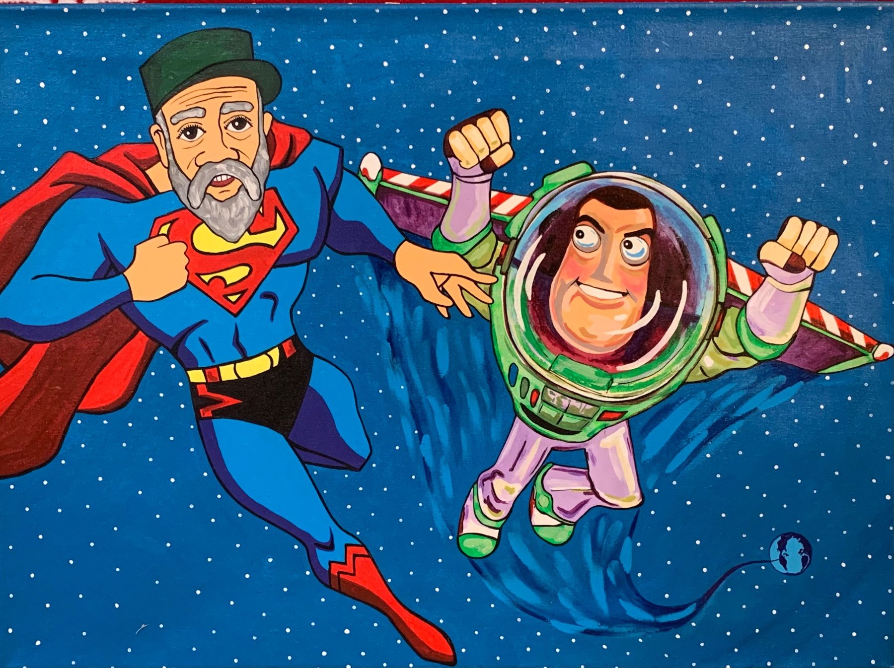 Foto & Immagini: Cuban Pop Art - castro&chavez als Superhelden – Usato da Bern venduto da Artbrokerswitzerland