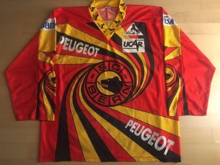 SC BERN TRIKOT 1993/94 MAILLOT SCB BLACKY XL