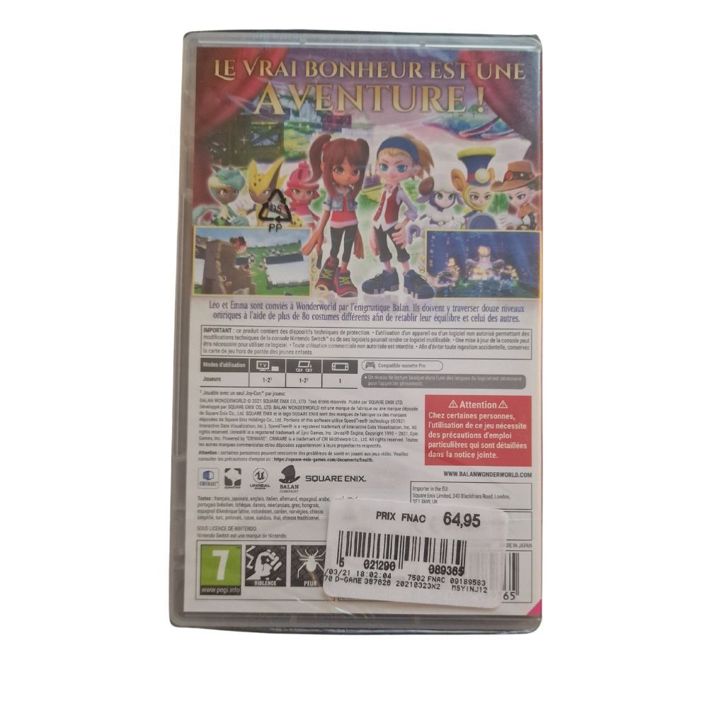 Giochi: Balan Wonderland Nintendo Switch Sealed – Usato da Genève venduto da Cardtreasure 1