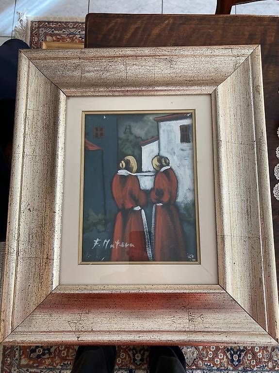 Dipinti: Quadro olio su tela, Francesco Matera – Usato da Origlio venduto da Zeto.81
