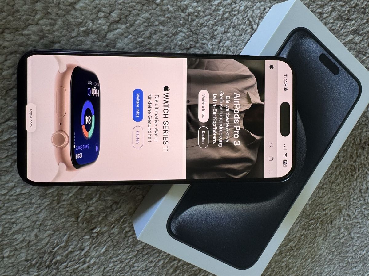 Apple Handys / Smartphones: Apple iPhone 15 Pro Max 256 GB mit Originalverpackung – Gebraucht aus Altendorf von wqv_97 3