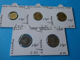 Lesotho 1998, Münzsatz stgl