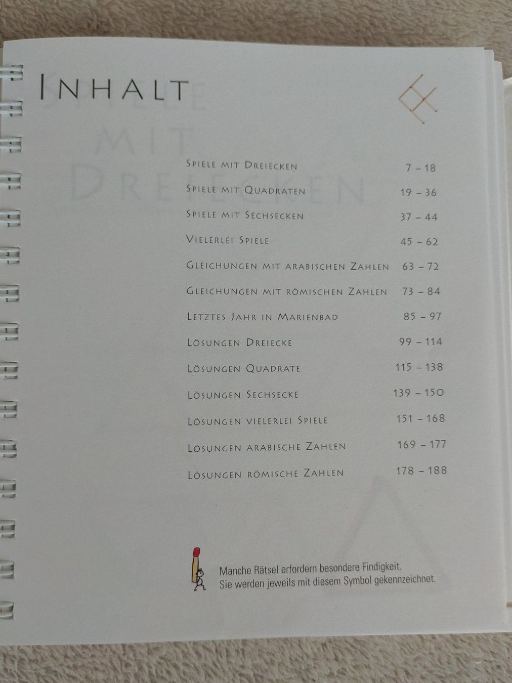 Libri: Kniffliges Streichholz Rätselbuch – Usato da Strengelbach venduto da Phorensic_30 9