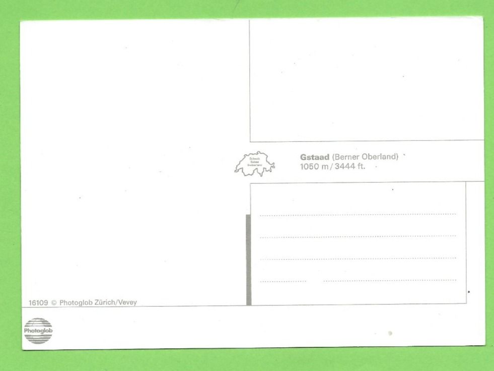 Cartoline postali: Gstaad – Nuovo (secondo la descrizione) da Zürich venduto da t24_de 1