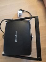Kontaktgrill Gourmetmaxx schwarz gebraucht mit Adapter