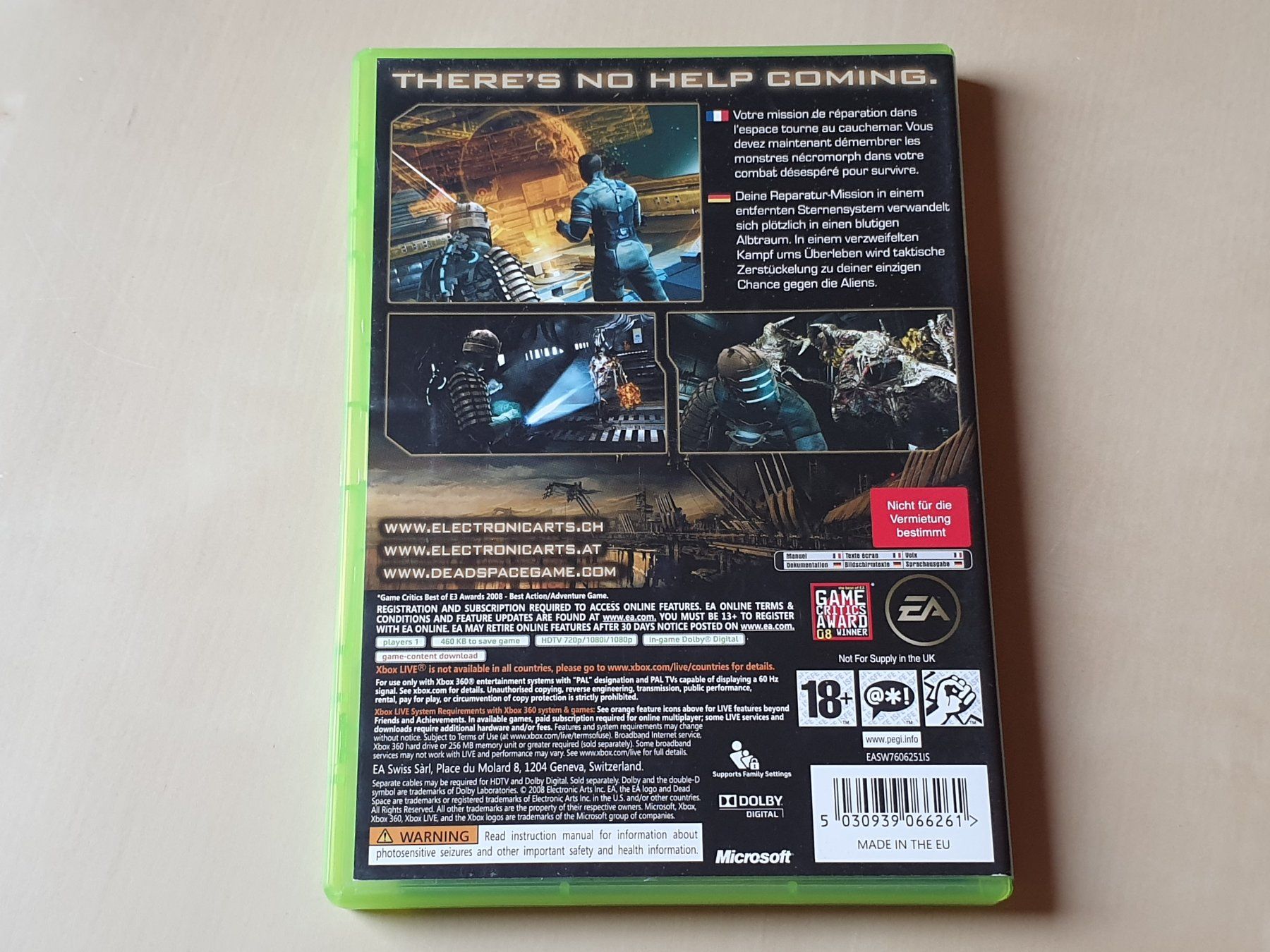 Microsoft Giochi: Dead Space – Usato da Stansstad venduto da collectorsshop 1