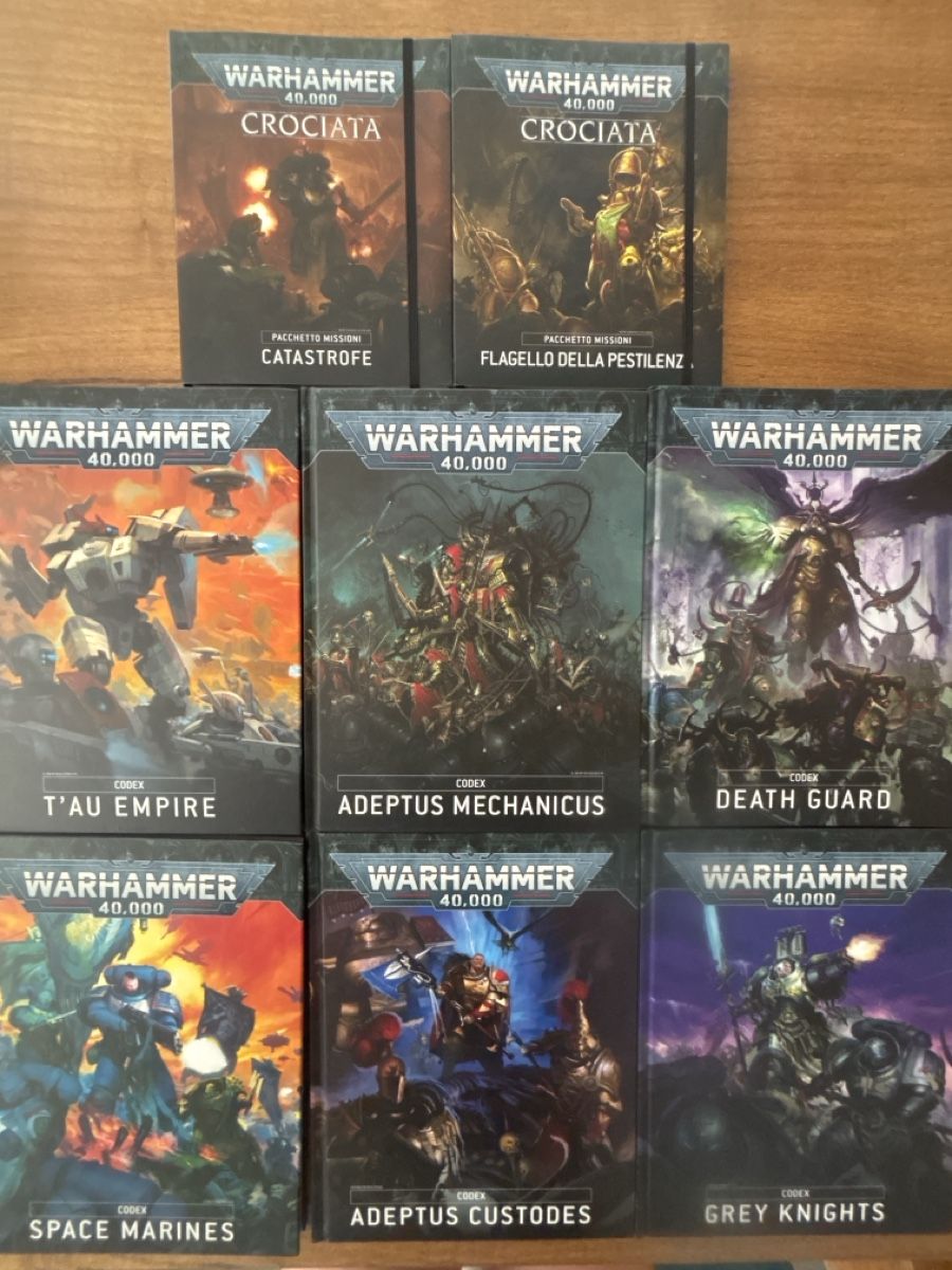 Libri: Warhammer 40.000 codex e supplementi vari in italiano – Nuovo (secondo la descrizione) da Wollerau venduto da giu_wh5v