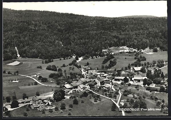 Cartoline postali: AK St-George, Vue aérienne, 1964 – Usato da Berlin venduto da bartko-reher