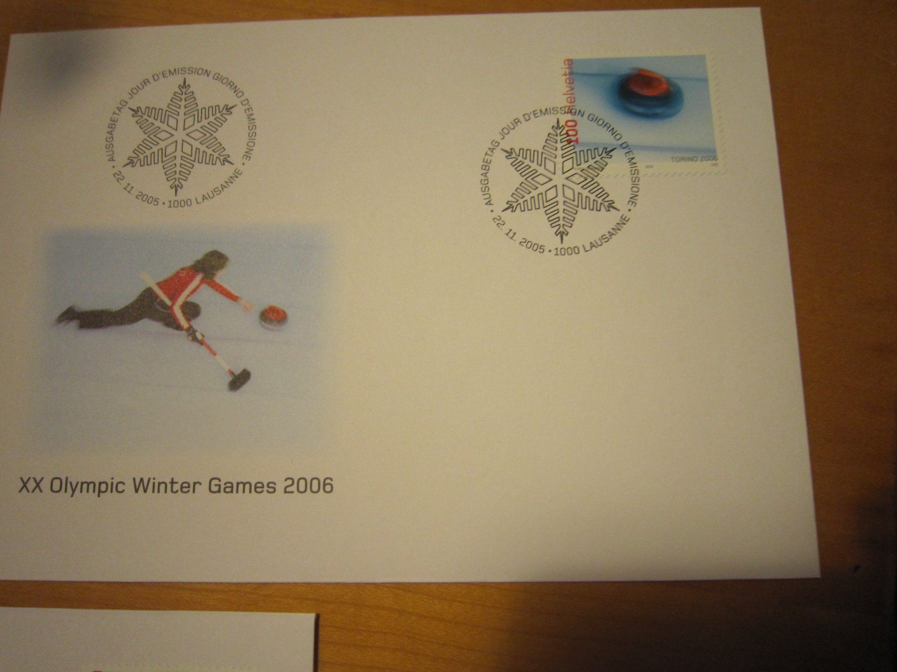 Tutti i francobolli: CH 2005 FDC und Maximumkarte 2006 Olympic Winter Games – Usato da Gordola venduto da Polentaefung 5