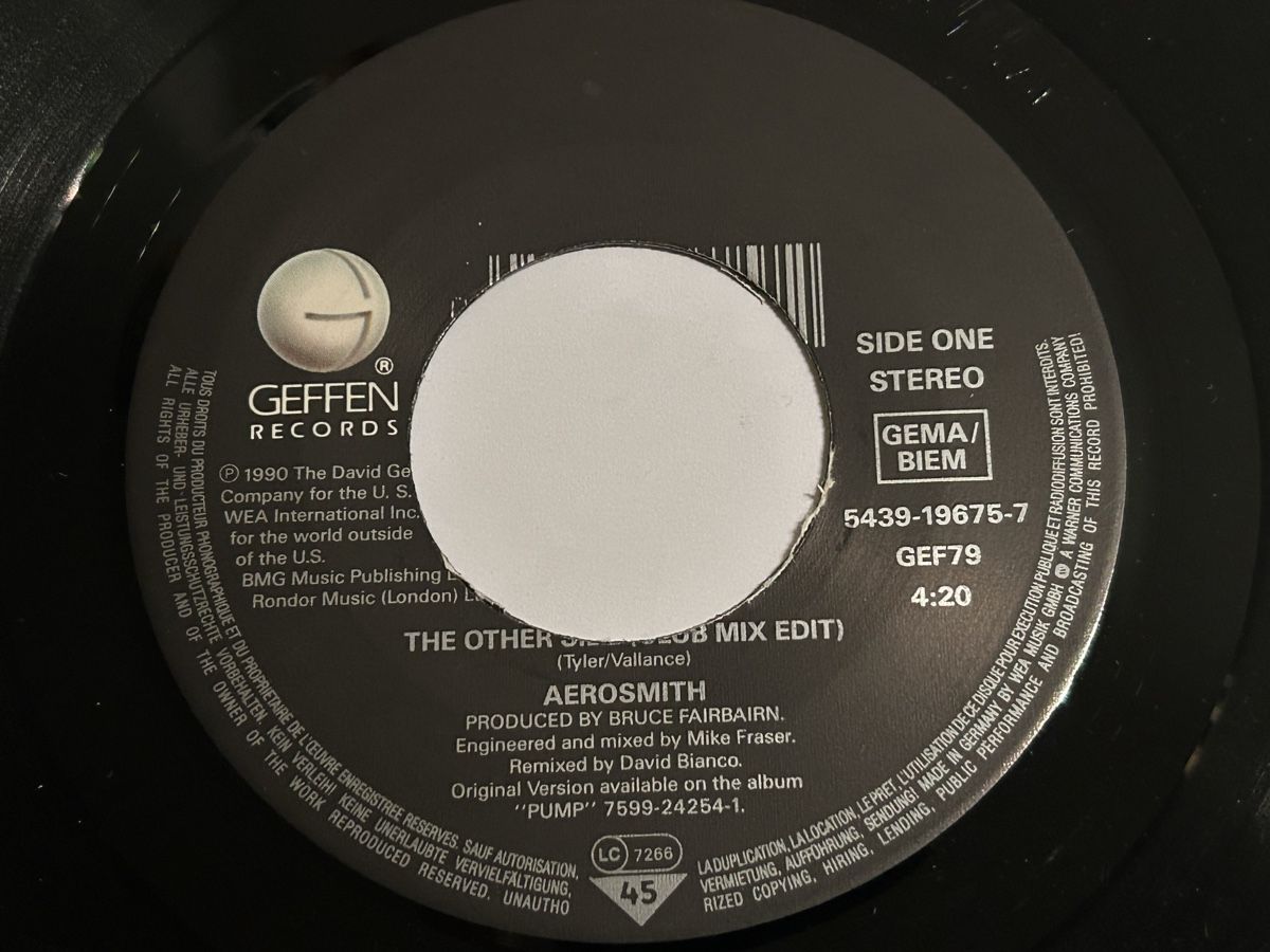 Schallplatten: Aerosmith. 1990. The Oder Side – Gebraucht aus Faulensee von Mizuno06 3