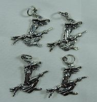 Schmuck Lot 4 Hexen Anhänger Silber, Neuware