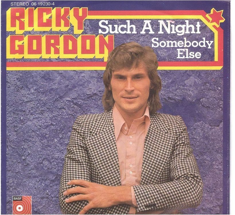 Schallplatten: Ricky Gordon  --  Such a night   Single7 – Gebraucht aus Oberwil (Dägerlen) von thespecials