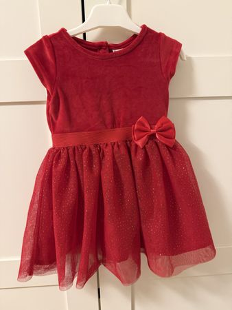 Kinderkleid rot, Grösse 74, neuwertig