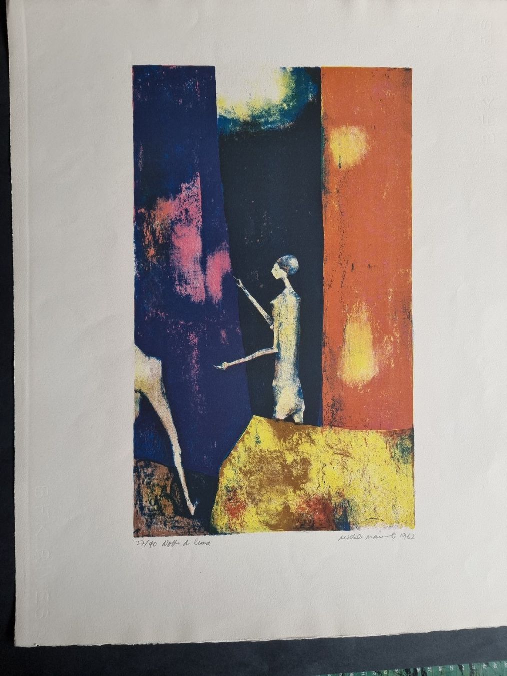 Grafica & Litografie: MICHELE MAINOLI LITHOGRAPHIE SIGNIERT NUMMERIERT – Usato da Gersau venduto da grafik-kunst