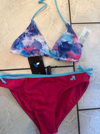 Neuer, farbenfroher Bikini von Venice Beach, Gr. 164/170