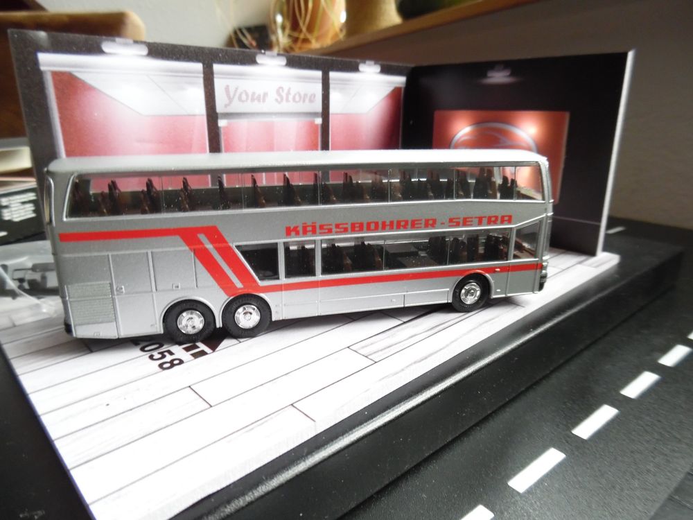 Doppelstock Kässbohrer-Setra Bus Modell Neu zur IAA 1981 TOP (Gebraucht ...