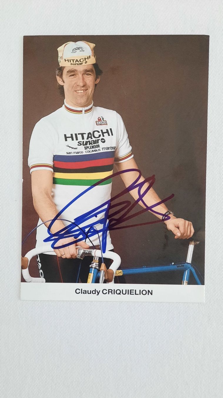 Autografi: Autogrammkarte Claudy Criquelion – Usato da Schmerikon venduto da Olympia04