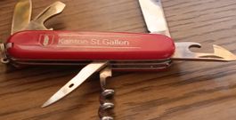 Taschenmesser Kanton St.Gallen rot VictorInox
