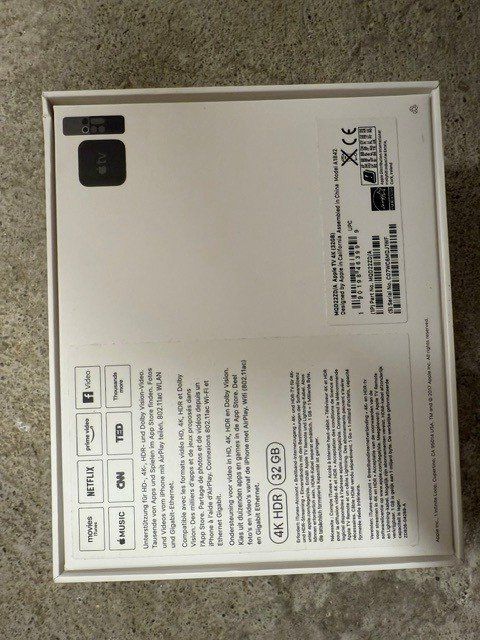 Apple Lettore multimediale & Streamer: Apple TV 4K (1. Generation, Modell A1842) – Usato da Bern venduto da d1678 1
