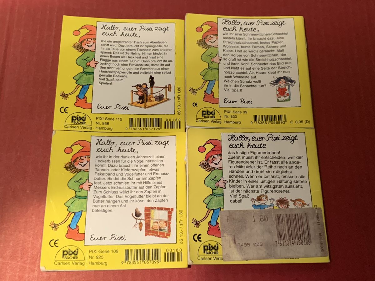 Libri: 4 alte Pixi Büchlein – Usato da Erlenbach ZH venduto da Ritschly 1