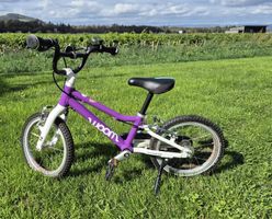 Woom 2 Kinderfahrrad 14 Zoll lila guter Zustand