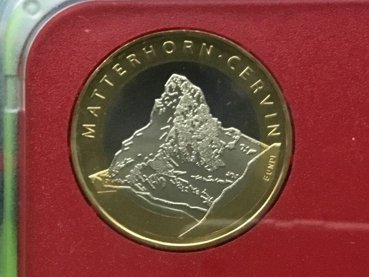 Tutti le monete: Münzsatz Matterhorn 2004 Stgl – Nuovo e nell'imballaggio originale da St. Margrethen SG venduto da alfapeugeot10 2