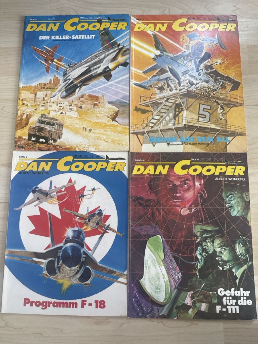 Comics: Dan Cooper Comics 4 Bände 7 8 9 10 – Gebraucht aus Grenchen von NorHas