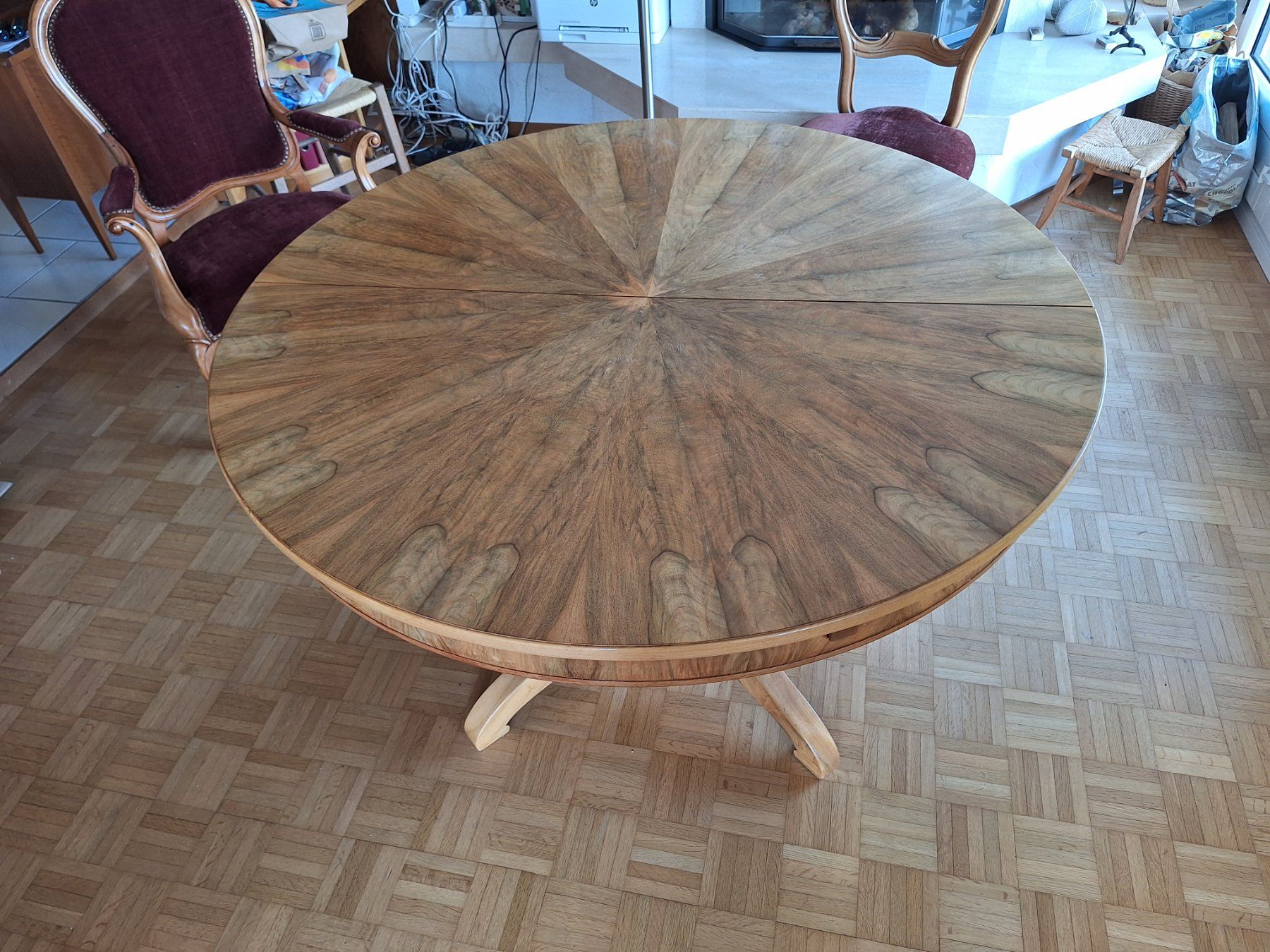 Tables: Runder Ausziehtisch aus Holz – D'occasion à Zollikofen par jan_rv69