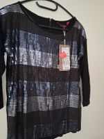 Neues Shirt v. Tom Tailor mit 3/4-Arm und Pailletten Gr. S