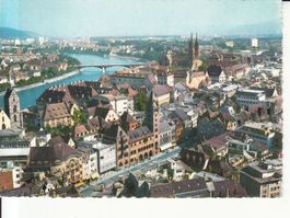 Basel Flugaufnahme 1966