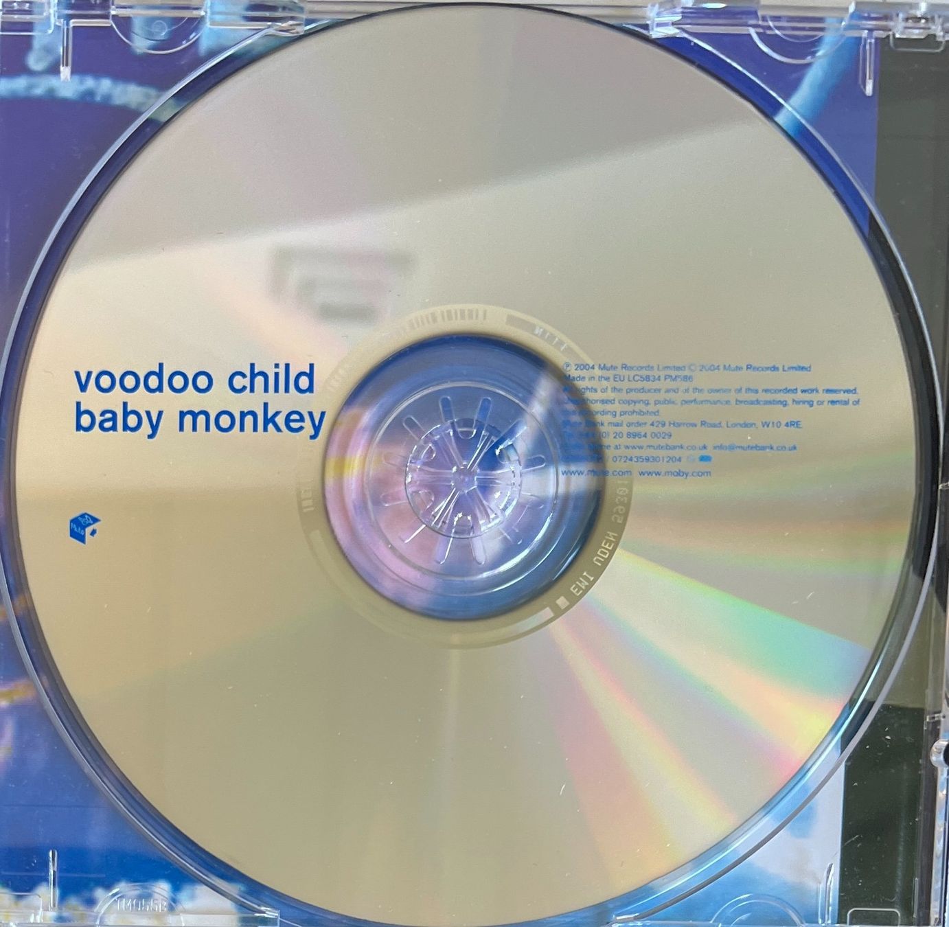 CD: VOODOO CHILD / Baby Monkey – Usato da Bischofszell venduto da kustavi 2