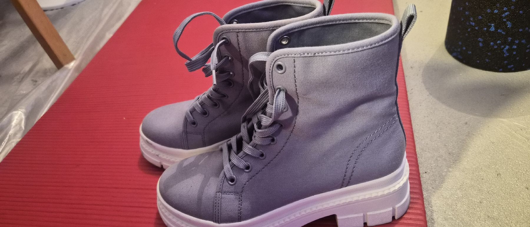 Dosenbach Scarpe da donna: Catwalk Schnürboots, Gr. 40, hellblau – Nuovo (secondo la descrizione) da Romanshorn venduto da Hadrenalin 3