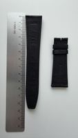 Original IWC Alligator-Lederband schwarz 22/18 mm – wie neu