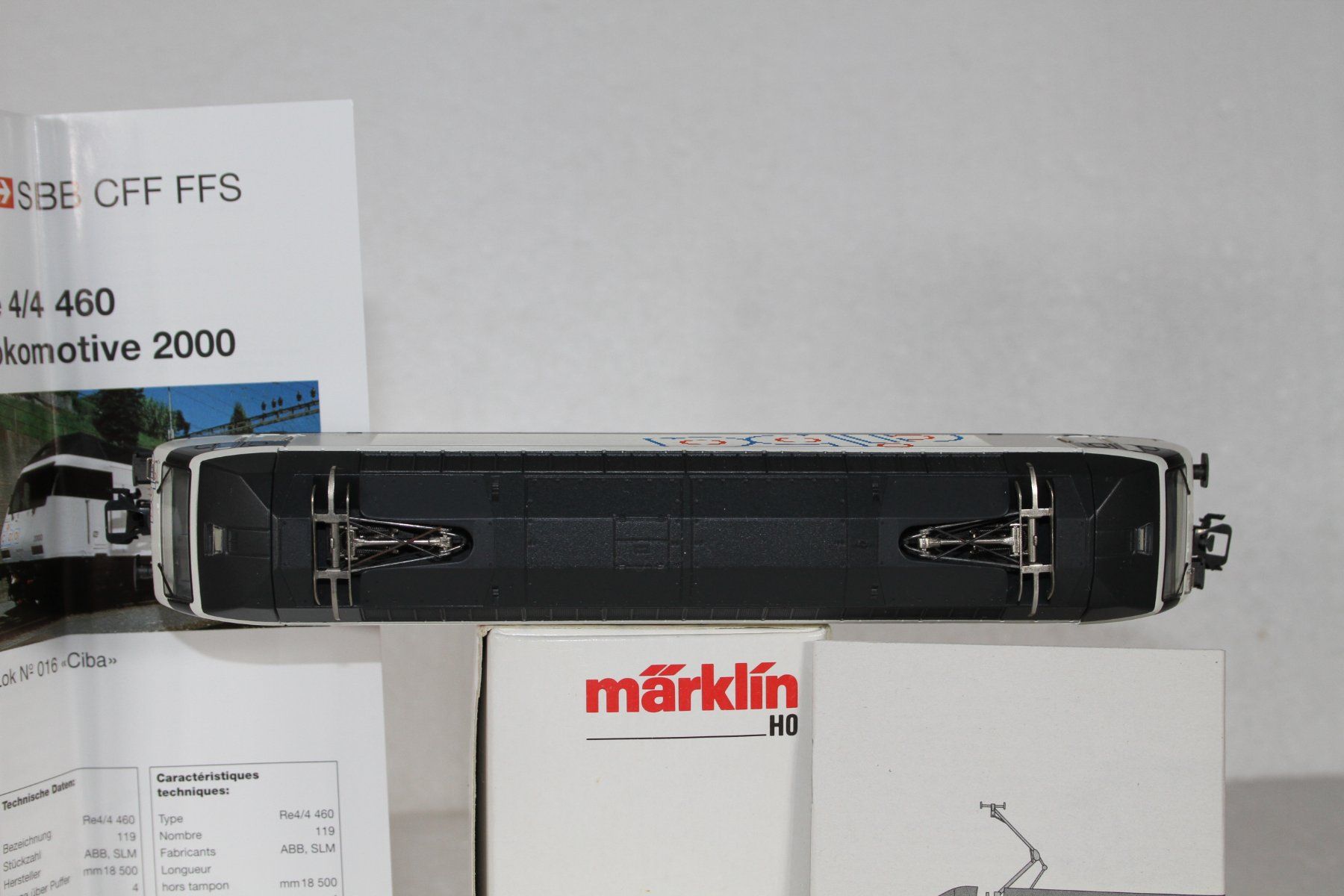 Märklin Modellini di ferrovie: Märklin 3450 SBB Re 460 Ciba – Usato da Triesen venduto da gleis8 6