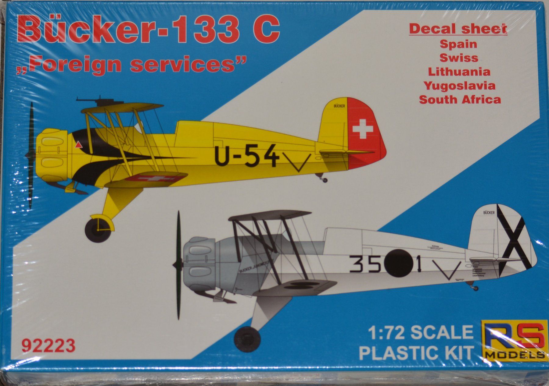 Kits de montage: 1/72 Bücker 133CB Jungmeister – Neuf avec emballage d'origine à Basel par Dogana