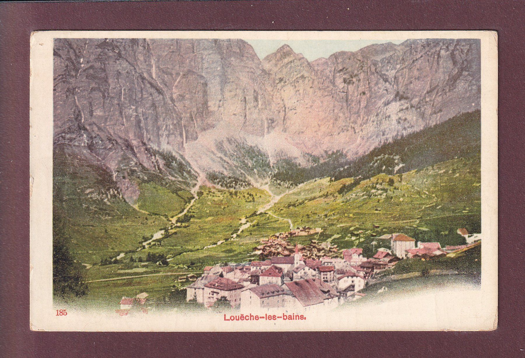 Cartoline postali: LOUECHE-LES-BAINS – Usato da Pully venduto da nicecards