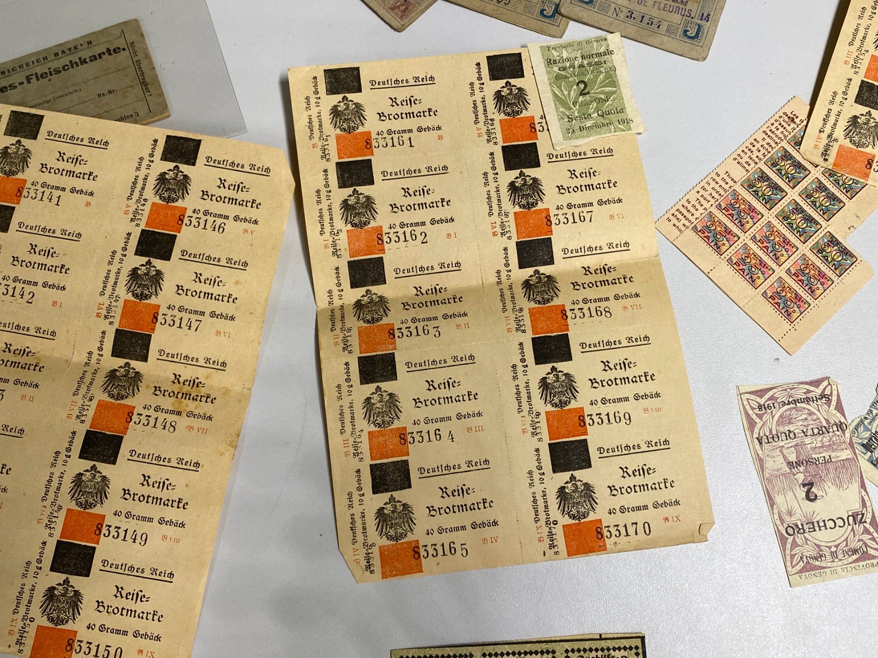 Altre raccolte & rarità: LOT Rationierungskarten AUSLAND /// E667 – Usato da Bern venduto da JMsoehne1987 4