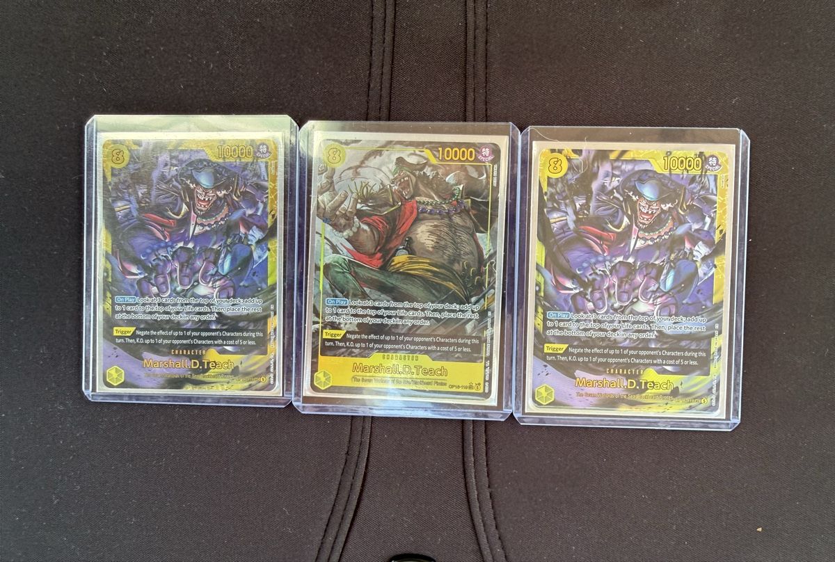 Cartoline: One piece TCG Marshall.D.Teach  – Nuovo (secondo la descrizione) da Winterthur venduto da bol_9cvx