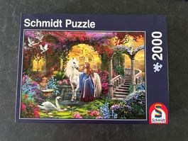 Puzzle Fantasiegarten 2000 Teile
