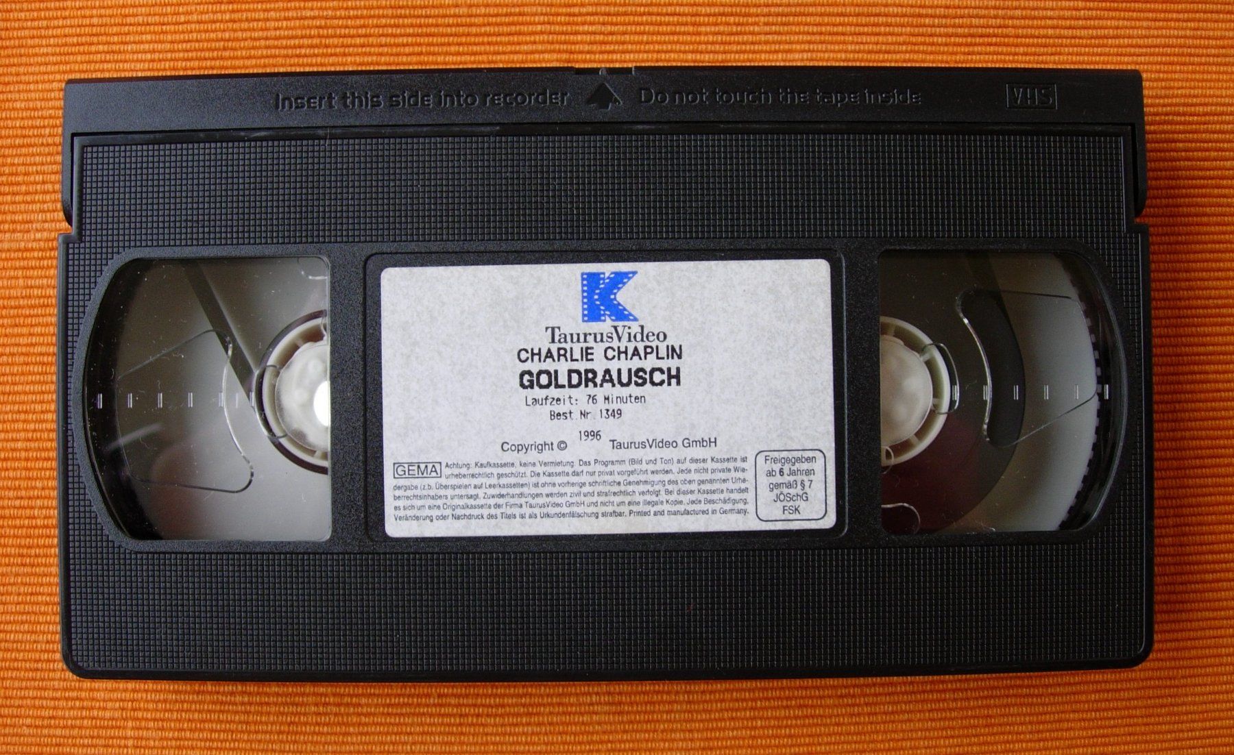 Alle VHS: GOLDRAUSCH - Chaelie Chaplin - VHS – Defekt aus Basel von Grbina64 4