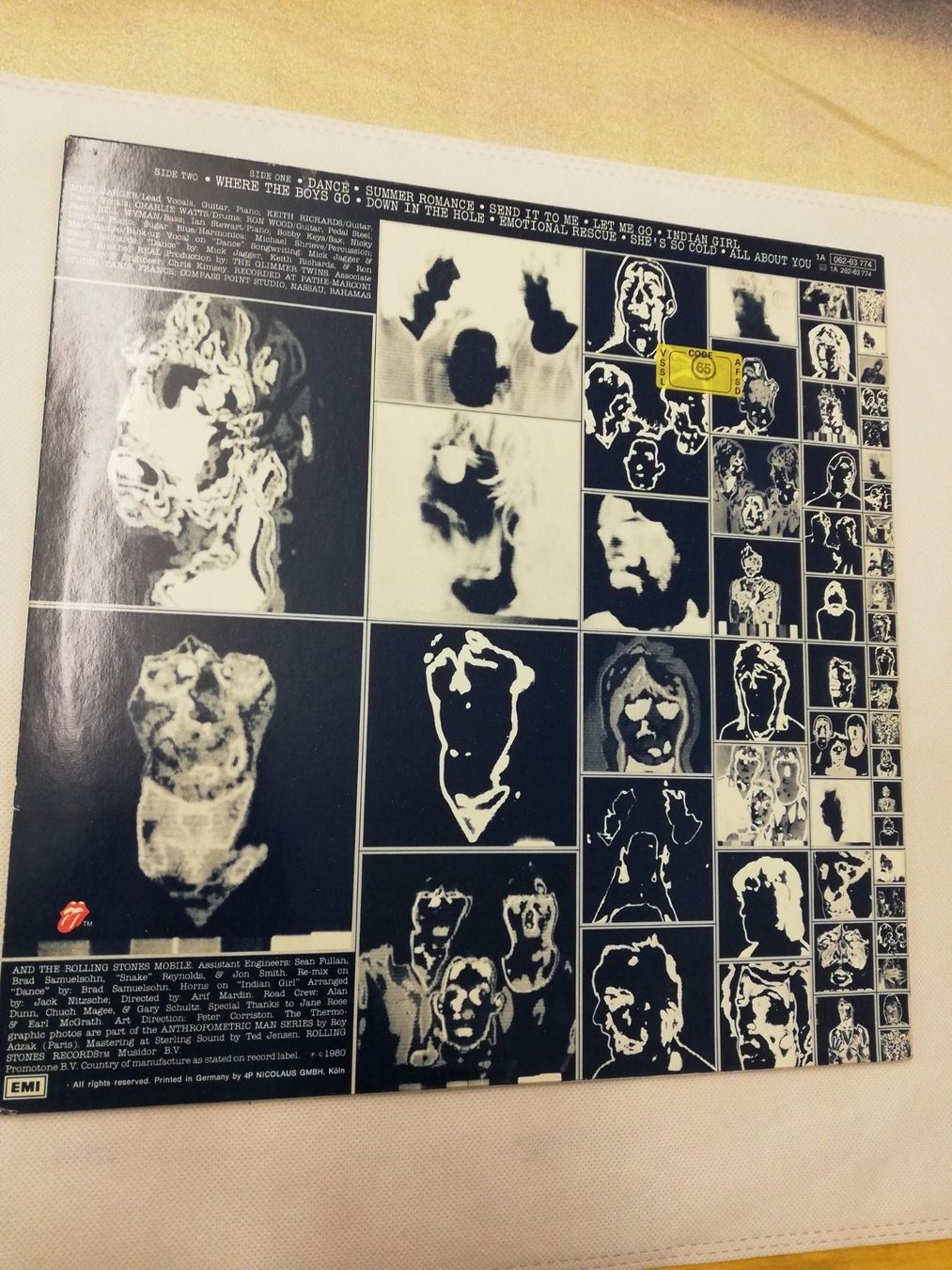 Dischi in vinile: THE ROLLING STONES - EMOTIONAL RESCUE – Usato da Bern venduto da Vinylsound.ch 1