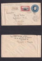 Brief Ganzsache + Zusatzfrankatur Mexico City --> Basel 1921