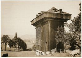 St. Gallen,  Tröckneturm zwischen Lachen und Bruggen um 1930